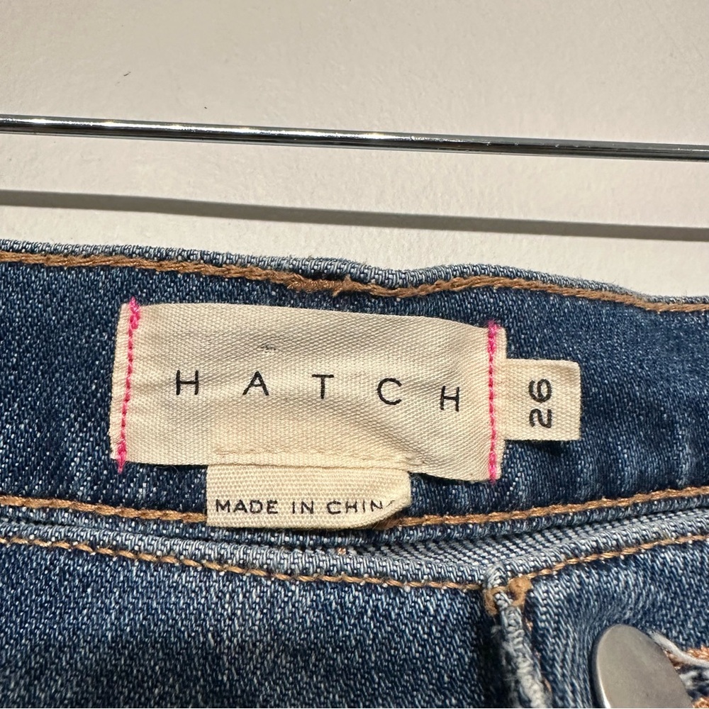 Hatch The Boyfriend Straight Leg Maternity Jeans 26 - Picture 7 of 9